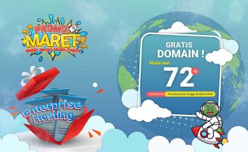 Promo Maret! Beli Enterprise Hosting Mulai 75K + Free Domain